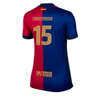 Maglia Calcio Barcelona Andreas Christensen #15 Prima Divisa Donna 2024-25 Manica Corta